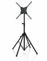 Gator Cases Frameworks Deluxe Quad Legged LCD/LED stand with Lift-EEZ Piston; Fits Up To 65" - GFW-AV-LCD-25