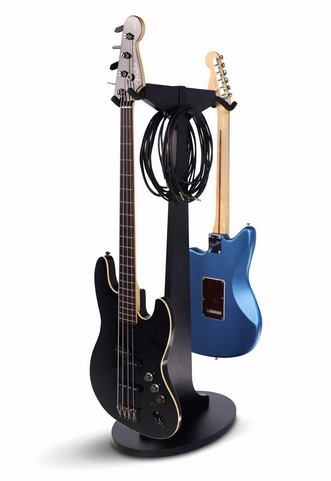 Gator Cases Frameworks Elite Series Dual Hanging Guitar Stand in Black Finish - GFW-ELITEGTRHNGSTD-2X-BLK