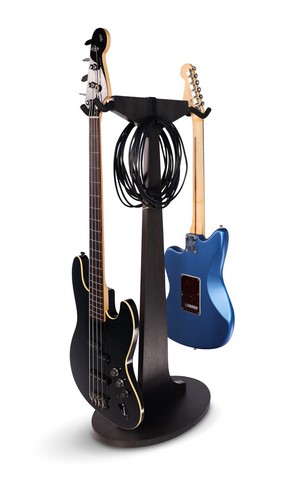 Gator Cases Frameworks Elite Series Dual Hanging Guitar Stand in Black Finish - GFW-ELITEGTRHNGSTD-2X-BRN