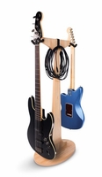 Gator Cases Frameworks Elite Series Dual Hanging Guitar Stand in Natural Maple Matte Finish - GFW-ELITEGTRHNGSTD-2X-MPL