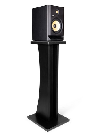 Gator Cases Frameworks Elite Series Floor-Standing Studio Monitor Speaker Stand in Black Finish - GFW-ELITESPKSTMN-BLK
