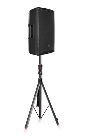 Gator Cases Frameworks ID Series Adjustable Speaker Stand with Piston Driven Lift Assistance - GFW-ID-SPKR