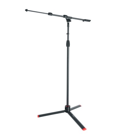 Gator Cases Frameworks ID Series adjustable tripod style mic stand with telescoping boom - GFW-ID-MIC