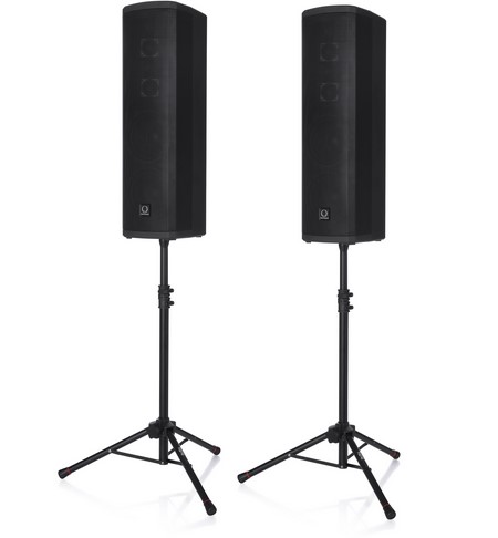 Gator Cases Frameworks Mini Speaker Stand Pair w/ Carry Bag - GFWSPK0250SET