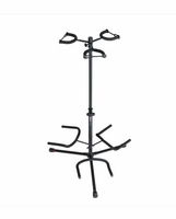 Gator Cases Frameworks Triple Guitar Stand with Heavy Duty Tubing and Instrument Finish Friendly Rubber Padding - GFW-GTR-3000