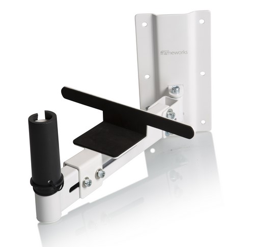 Gator Cases Frameworks Wall Mount Speaker Stand White - GFWSPKWM100W