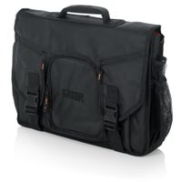 Gator Cases G-Club Series Messenger Style Bag to hold Laptop based DJ midi Controllers up to 19", laptop, and headphones - G-CLUB CONTROL