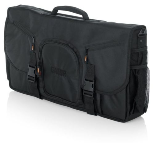 Gator Cases G-Club Series Messenger Style Bag to hold Laptop based DJ midi Controllers up to 25", laptop, and headphones - G-CLUB CONTROL 25