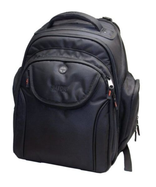 Gator Cases G-CLUB style backpack perfect for the travelling DJ. Holds laptop, serato interface, mixer or cd player and more. - G-CLUB BAKPAK-LG