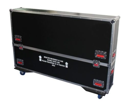 Gator Cases G-TOUR case designed to easily adjust and fit most LCD, LED or plasma screens in the 60" to 65" class. Interior dims 62.5 X 6.3 X 36 - G-TOURLCDV2-6065