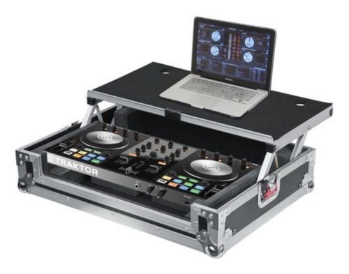 Gator Cases G-TOUR Universal Fit Road Case for Small Sized DJ Controllers with Sliding Laptop Platform - G-TOURDSPUNICNTLC