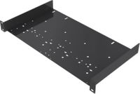 Gator Cases Gator Rackworks Shelf w/ Universal Hole Pattern to Accommodate Less than Rack Width Components; 25lb Weight Capacity; 1U - GRW-SHELF1UNI