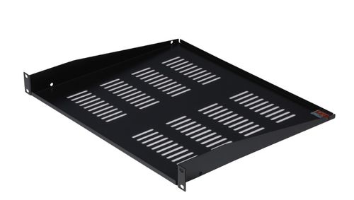 Gator Cases Gator Rackworks Utility Shelf, 15" Deep; 1U; w/ Elongated Vent Holes for Air Circulation - GRW-SHELFVNT1