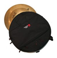 Gator Cases Heavy Duty padded Backpack to Hold up to Six 24" Cymbals w/ Pocket for Stick Bag. - GP-CYMBAK-24