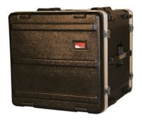 Gator Cases Molded PE Rack Case; Front, Rear Rails; 10U; 19" Deep; Locking - GR-10L