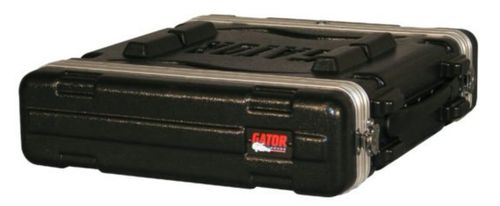 Gator Cases Molded PE Rack Case; Front, Rear Rails; 2U; 14.25" Deep - GR-2S