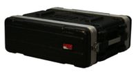 Gator Cases Molded PE Rack Case; Front, Rear Rails; 3U; 14.25" Deep - GR-3S