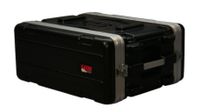 Gator Cases Molded PE Rack Case; Front, Rear Rails; 4U; 14.25" Deep - GR-4S