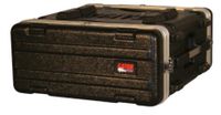 Gator Cases Molded PE Rack Case; Front, Rear Rails; 4U; 19" Deep; Locking - GR-4L