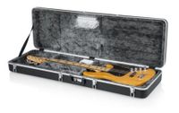 Gator Cases Molded Plastic Guitar Case for Electric Bass Guitars with Built-in LED Light - GC-BASS-LED