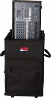 Gator Cases Nylon-Covered Wood Powered Mixer Case; 13" X 13.5" X 20" - GPA-720