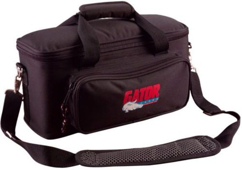 Gator Cases Padded Bag for Up to 12 Mics w/ Exterior Pockets for Cables - GM-12B