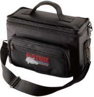 Gator Cases Padded Bag for Up to 4 Mics w/ Exterior Pockets for Cables - GM-4