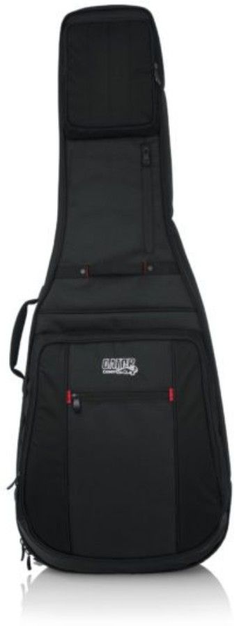 Gator Cases Pro-Go Series 335/Flying V Style Guitar Bag with Micro Fleece Interior and Removable Backpack Straps - G-PG-335V