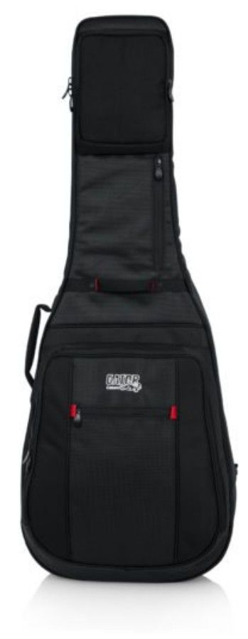 Gator Cases Pro-Go Series Acoustic Guitar Bag with Micro Fleece Interior and Removable Backpack Straps - G-PG ACOUSTIC