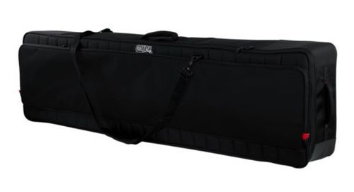 Gator Cases Pro-Go Series Slim Extra Long 88-note Keyboard Bag with Micro Fleece Interior and Removable Backpack Straps - G-PG-88SLIMXL
