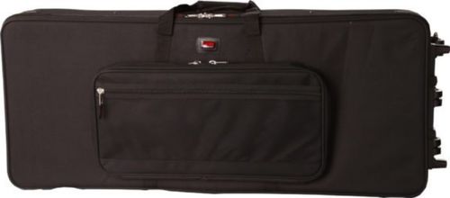 Gator Cases Rigid Lightweight Case w/ Wheels for Slim, Extra long 88-Note Keyboards - GK-88 SLXL