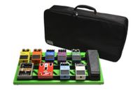 Gator Cases Screamer Green Large aluminum pedal board with Gator carry bag and bottom mounting power supply bracket. Power supply not included. - GPB-BAK-GR