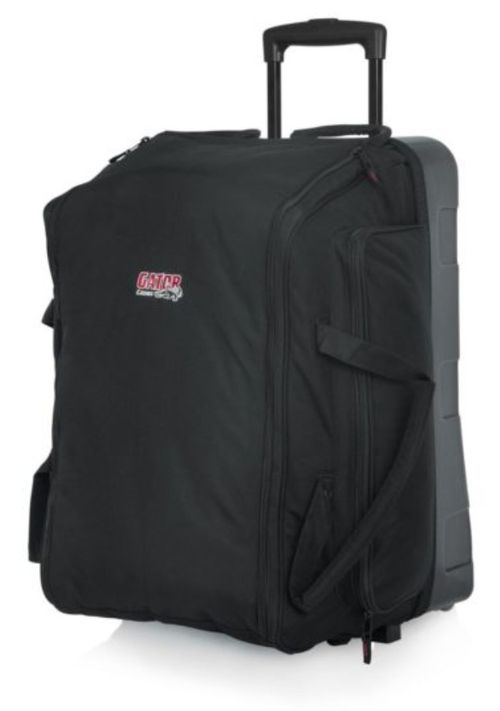 Gator Cases Speaker Bag w/ Reinforced Molded Bottom, In-Line Wheels, & Pull-Out Handle; Fits EV Sx100 & Many Others - GPA-777