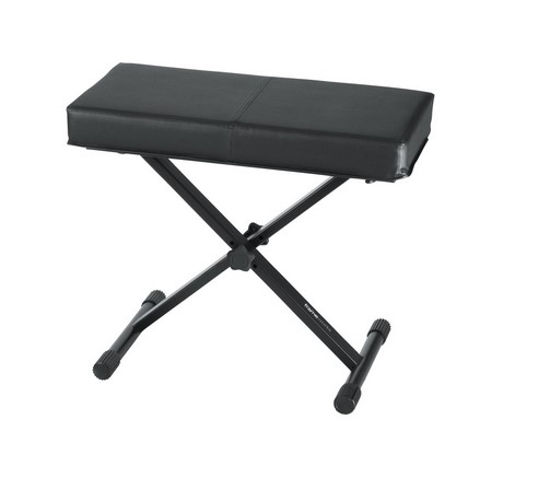 Gator Cases Standard Black Keyboard Bench - GFW-KEY-BNCH-1