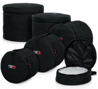 Gator Cases Standard Drum Set Bags: 22"X18", 12"X10", 13"X11", 16"X16", 14"X5.5" - GP-STANDARD-100