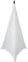 Gator Cases Stretchy cover to cover two base sides of most tripod style speaker stands. White - GPA-STAND-2-W