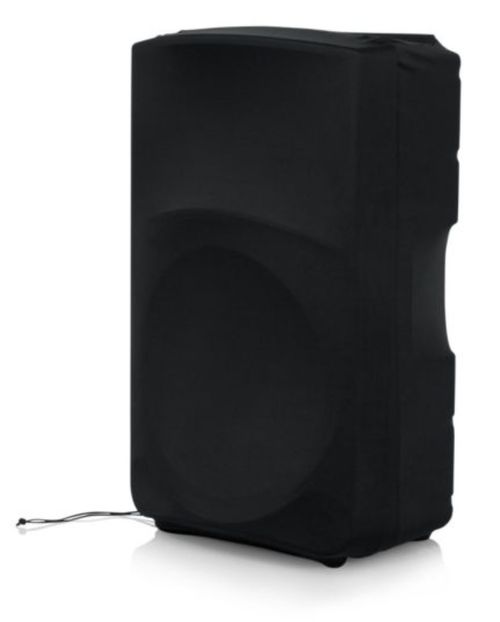 Gator Cases Stretchy dust cover to fit most 15" portable speaker cabinets. Black - GPA-STRETCH-15-B
