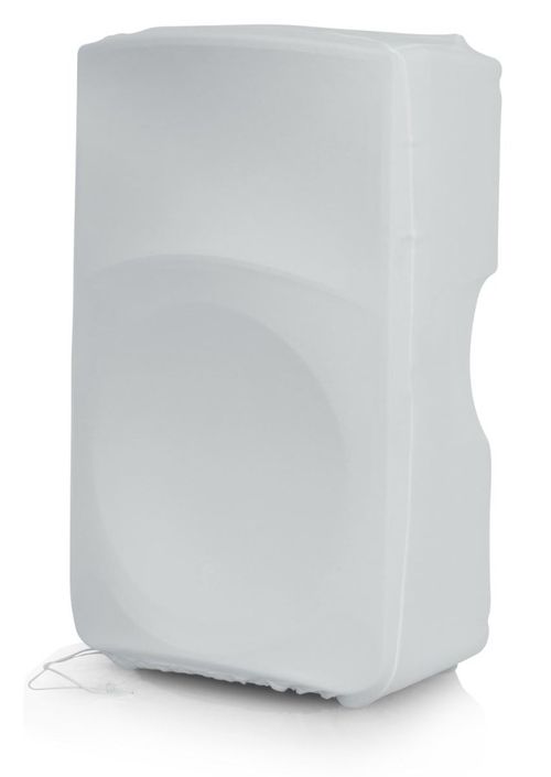 Gator Cases Stretchy dust cover to fit most 15" portable speaker cabinets. White - GPA-STRETCH-15-W