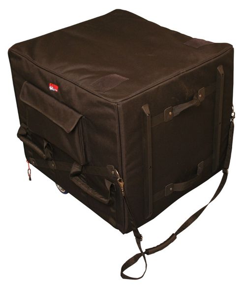Gator Cases Sub Woofer Nylon Bag w/ Built-In Casters; Fits Subs By Cerwin Vega, JBL, Mackie & Many More - G-SUB2225-24BAG