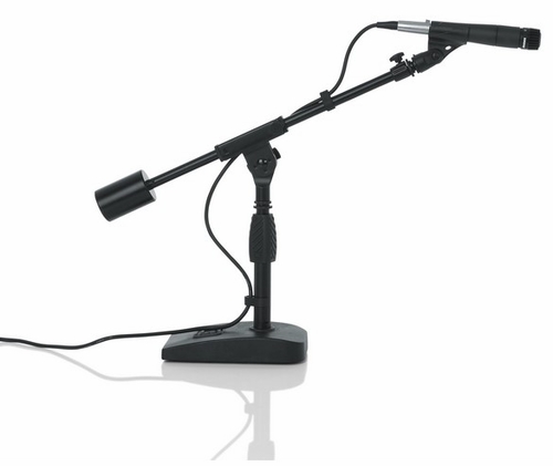 Gator Cases Telescoping Boom Mic Stand Desktop & Bass Drum - GFW-MIC-0822