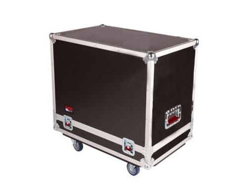 Gator Cases Tour style case to hold (2) QSC K12 speakers. Accessory compartment for cables and connectors. - G-TOUR SPKR-2K12