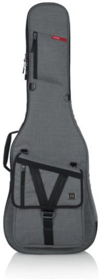 Gator Cases Transit Series Electric Guitar Gig Bag with Light Grey Exterior - GT-ELECTRIC-GRY