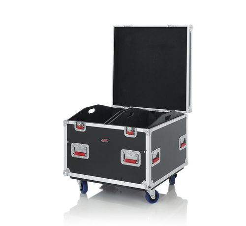 Gator Cases Truck Pack Utility ATA Flight Case; 30” x 30” x 27” Exterior Before Casters; 12mm Wood Construction, Dividers and Lift-Out Trays - G-TOURTRK303012