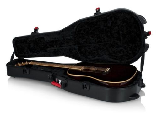 Gator Cases TSA Series ATA Molded Polyethylene Guitar Case for Dreadnaught Acoustic Guitars - GTSA-GTRDREAD
