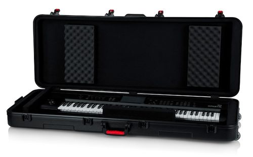 Gator Cases TSA Series ATA Molded Polyethylene Keyboard Case with Wheels for 76-note Keyboards - GTSA-KEY76