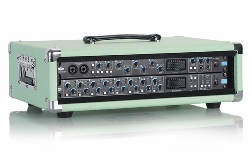 Gator Cases Vintage Amp Vibe Rack Case 2U Seafoam Green - GR-RETRORACK-2SG