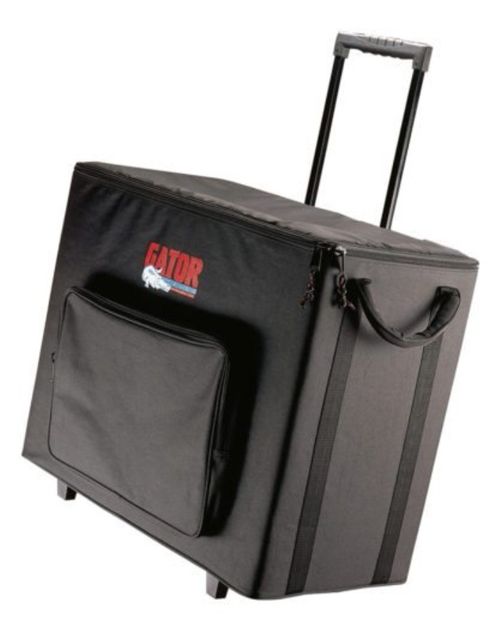 Gator Cases Wooden Case & Stand w/ Wheels & Tow Handle for 1X12 Combo Amps - G-112A