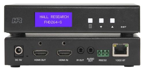 Hall Research AV and control over IP Sender with Loop output, Audio, RS232 over IP &amp; IR - FHD264-S