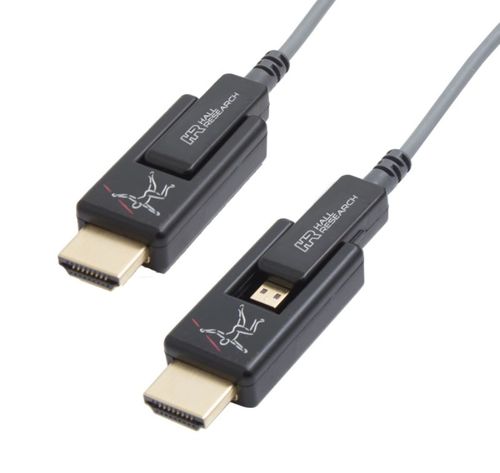 Hall Research CHD-DE23 23m (75') 4K Javelin&trade; Active Plenum HDMI Cable w/Detachable Ends - CHD-DE23