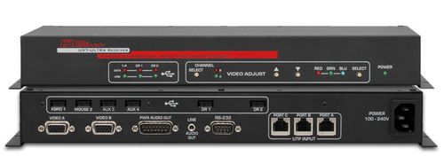 Hall Research Dual-Display VGA + Audio + RS-232 + USB Console Extender (Receiver) - U97-Ultra-2B-R